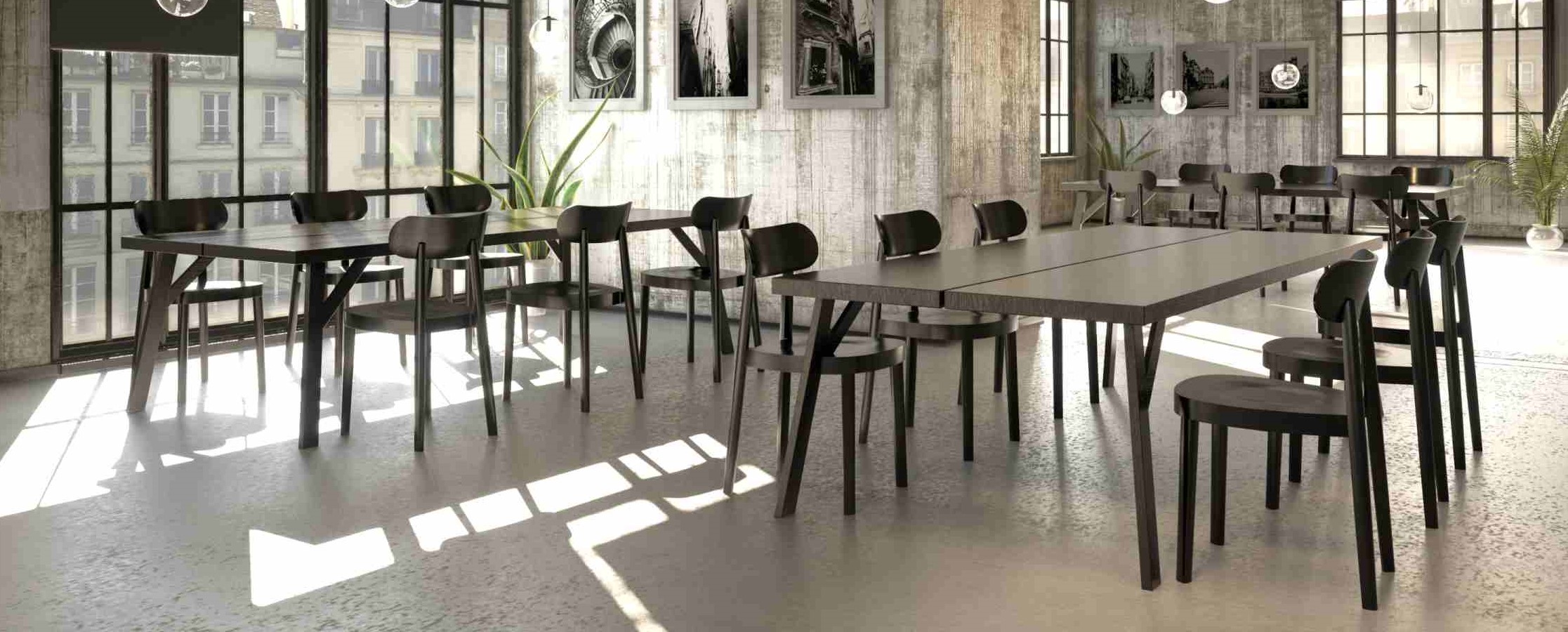 Designer Esszimmerstühle – 4-Fuß Gestell – bei einrichten-design