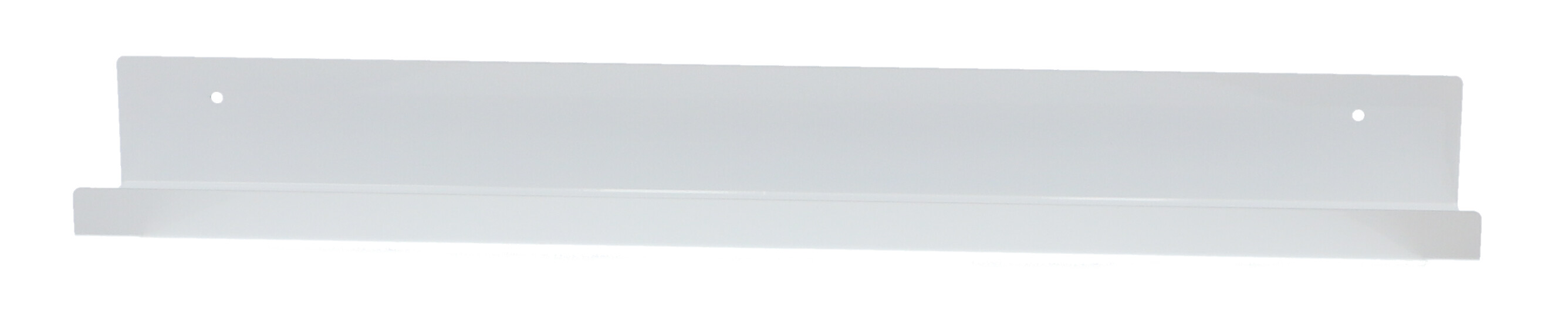 Weißes Jill Wandregal von Jan Kurtz, 80 cm breit, für Bücher und Dekoration.