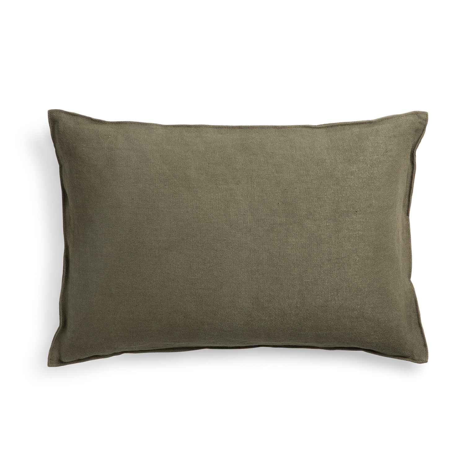 Lin Cushion Kissen 60x40 cm Ethnicraft Oliv