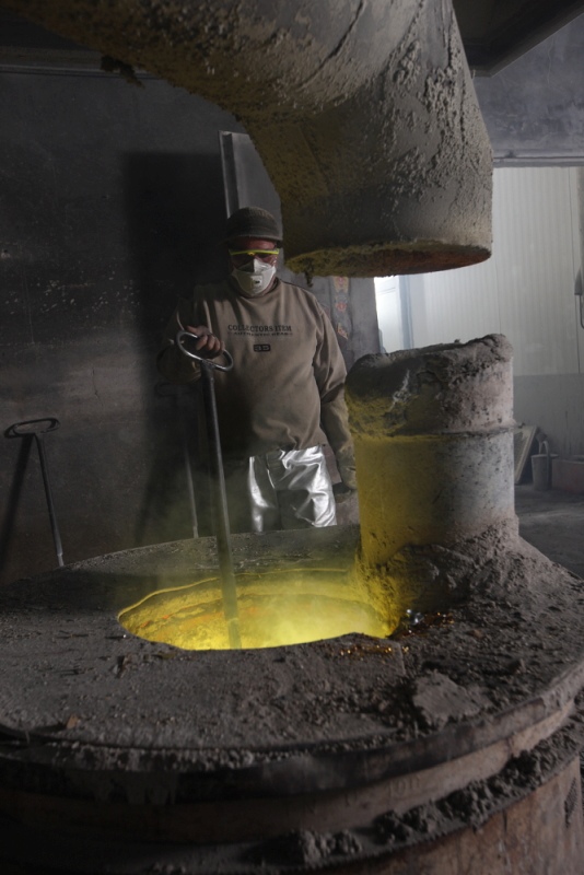 Walter Gropius Türdrücker Tecnolumen Nickel poliert