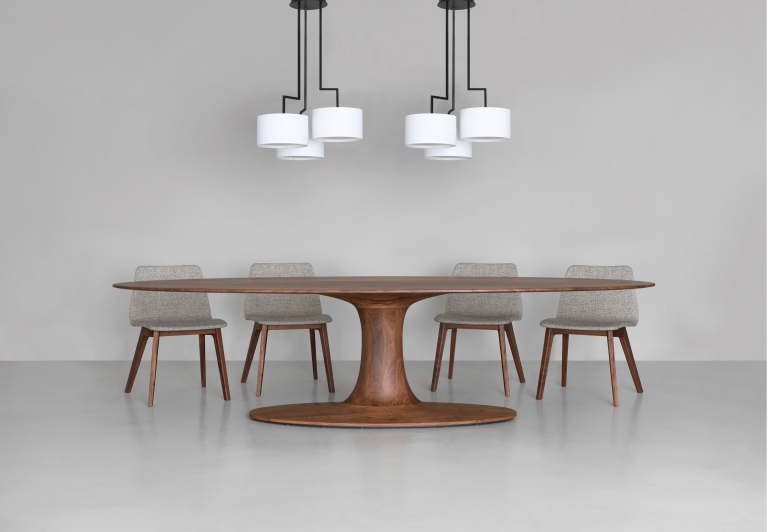 Turntable Oval L 300 - 330 cm Esstisch Zeitraum