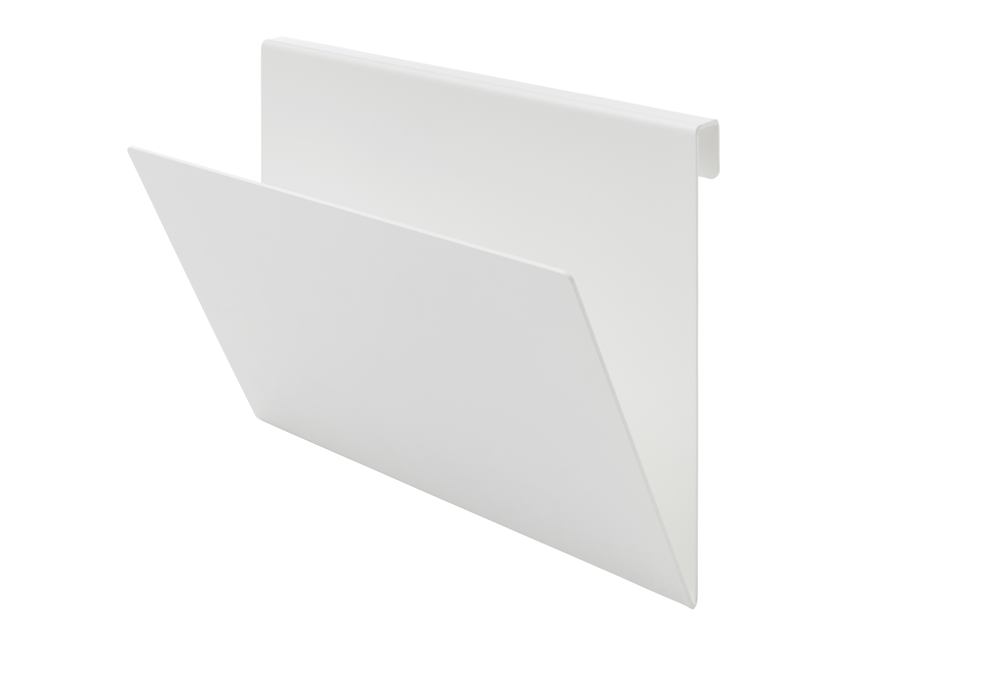 Weißer Flai Kleiderhaken von Müller Möbelwerkstätten für Sekretär, Zubehör für Ordnung am Arbeitsplatz.