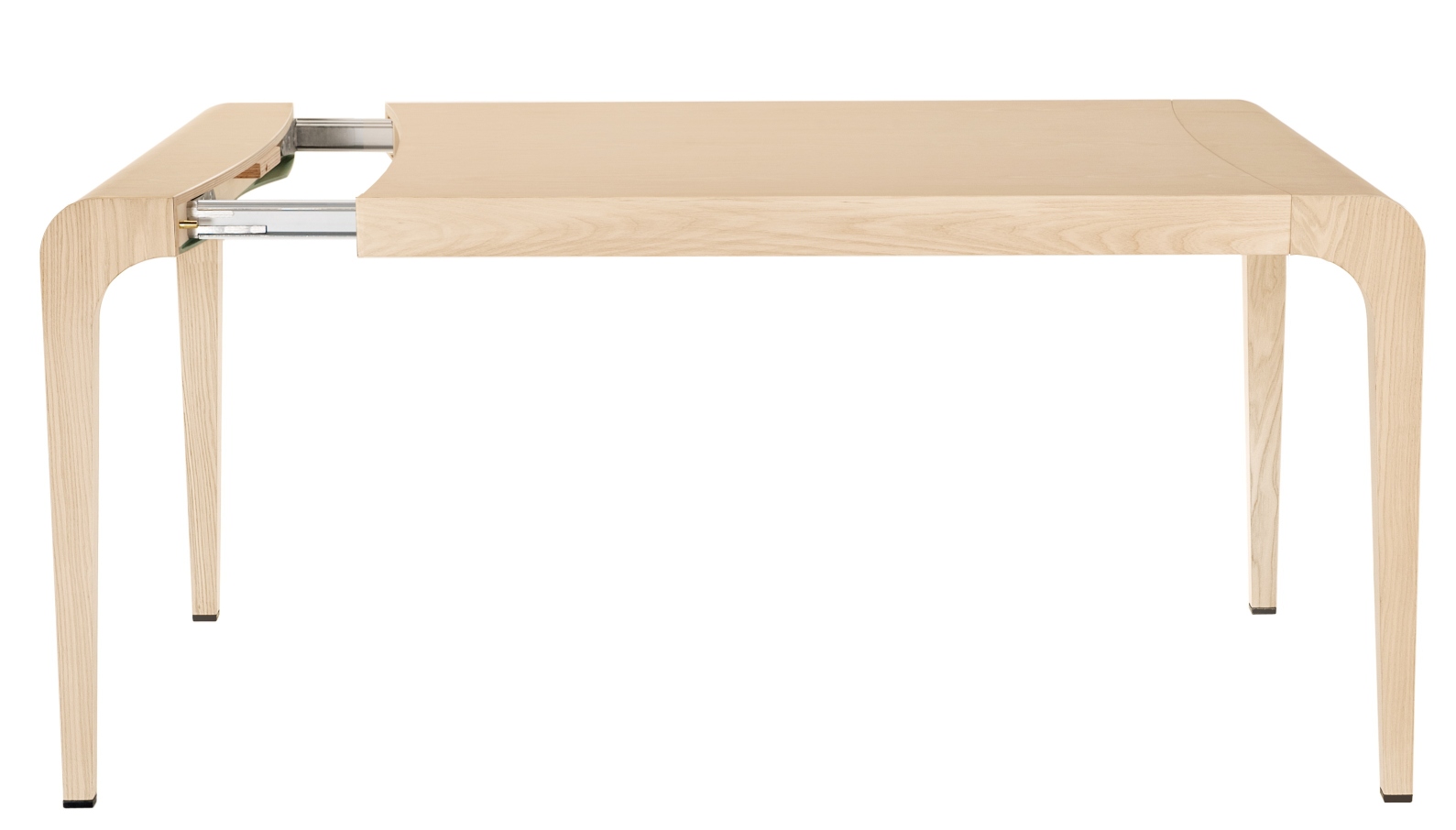 Ilvolo Tisch von Alias, ausziehbar, helles Holz, modernes Design, für Esszimmer oder Büro.