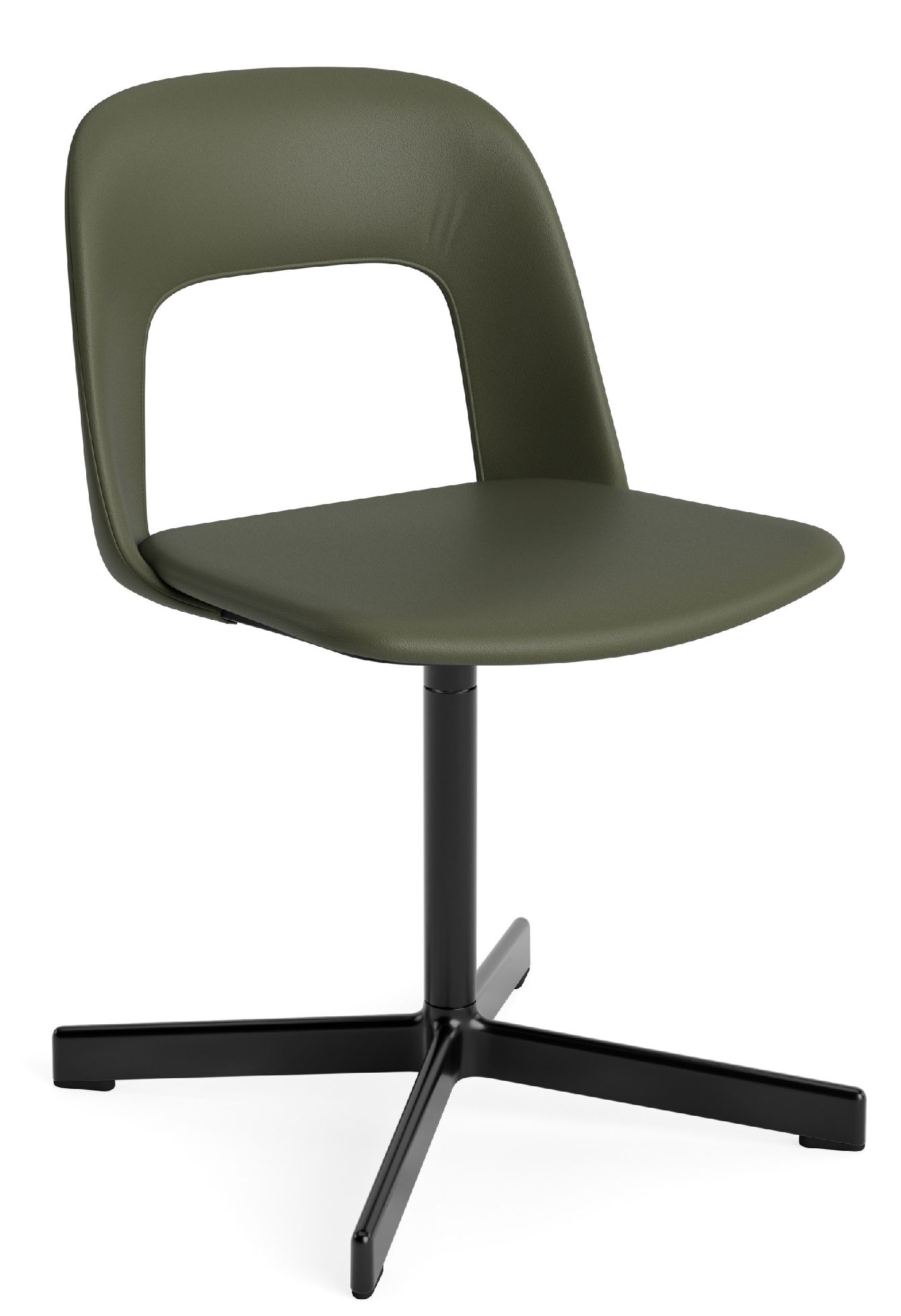 Layout Side Chair 134 4-Stern Drehfuß Stuhl Hay