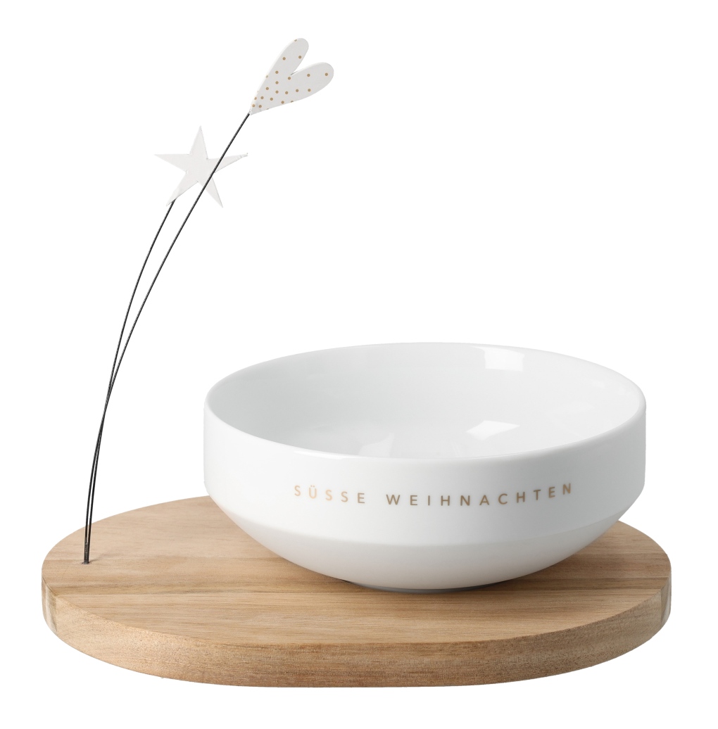 Winterstadt Schale Süße Weihnachten Räder