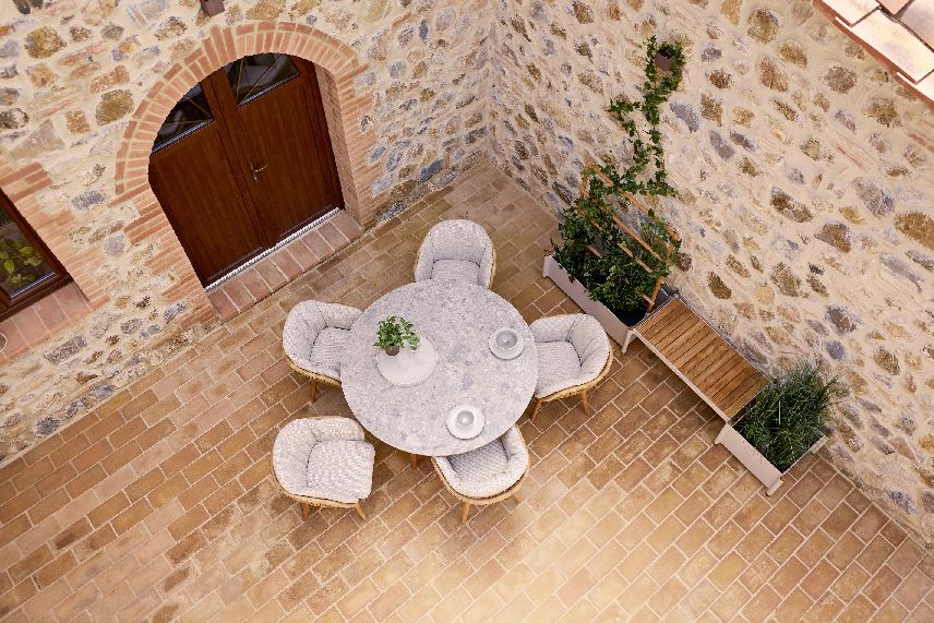 Aspect Table Esstisch rund Outdoor Cane-Line 