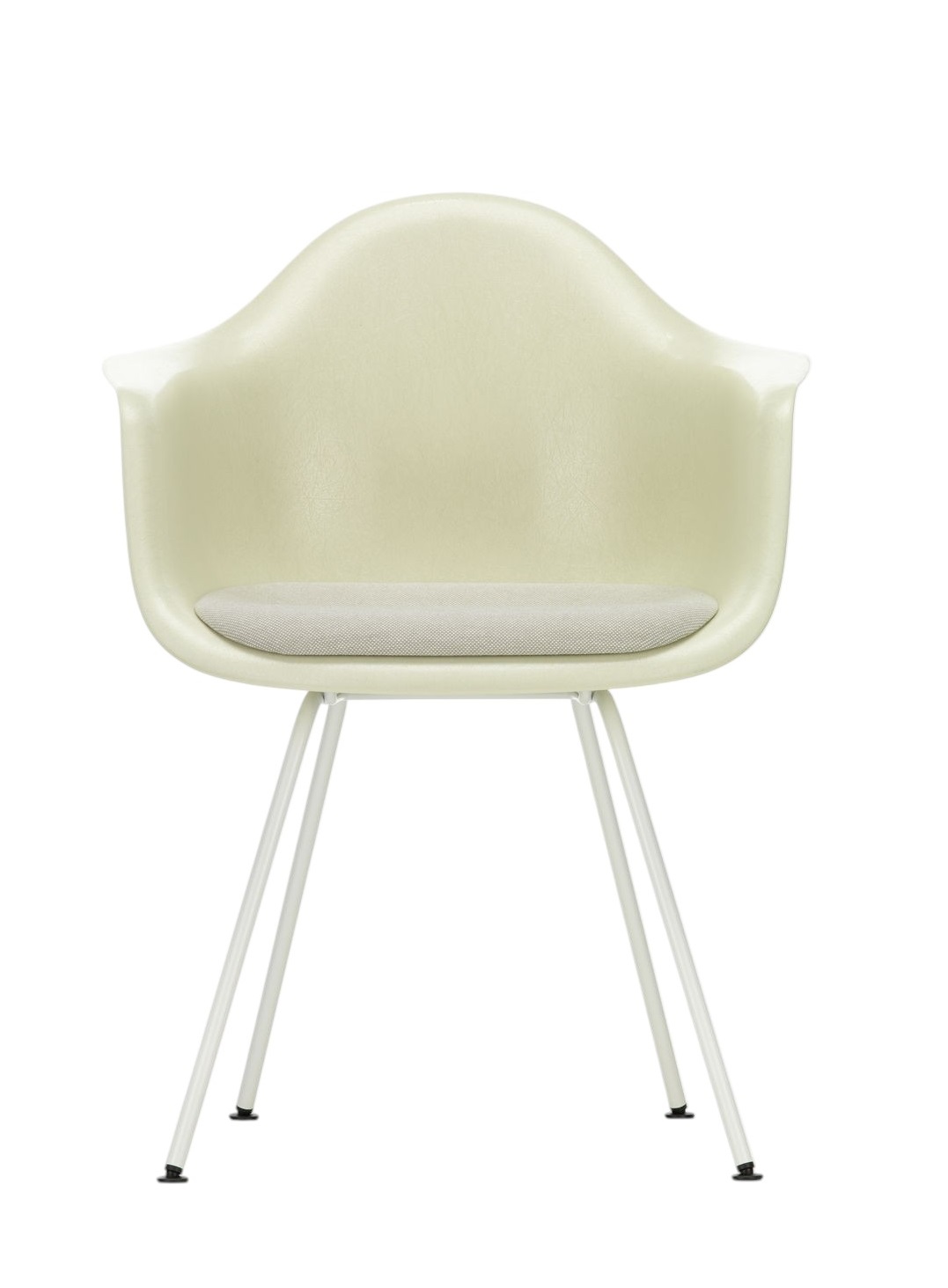 Eames Plastic Arm Chair DAX mit Sitzpolster Vitra