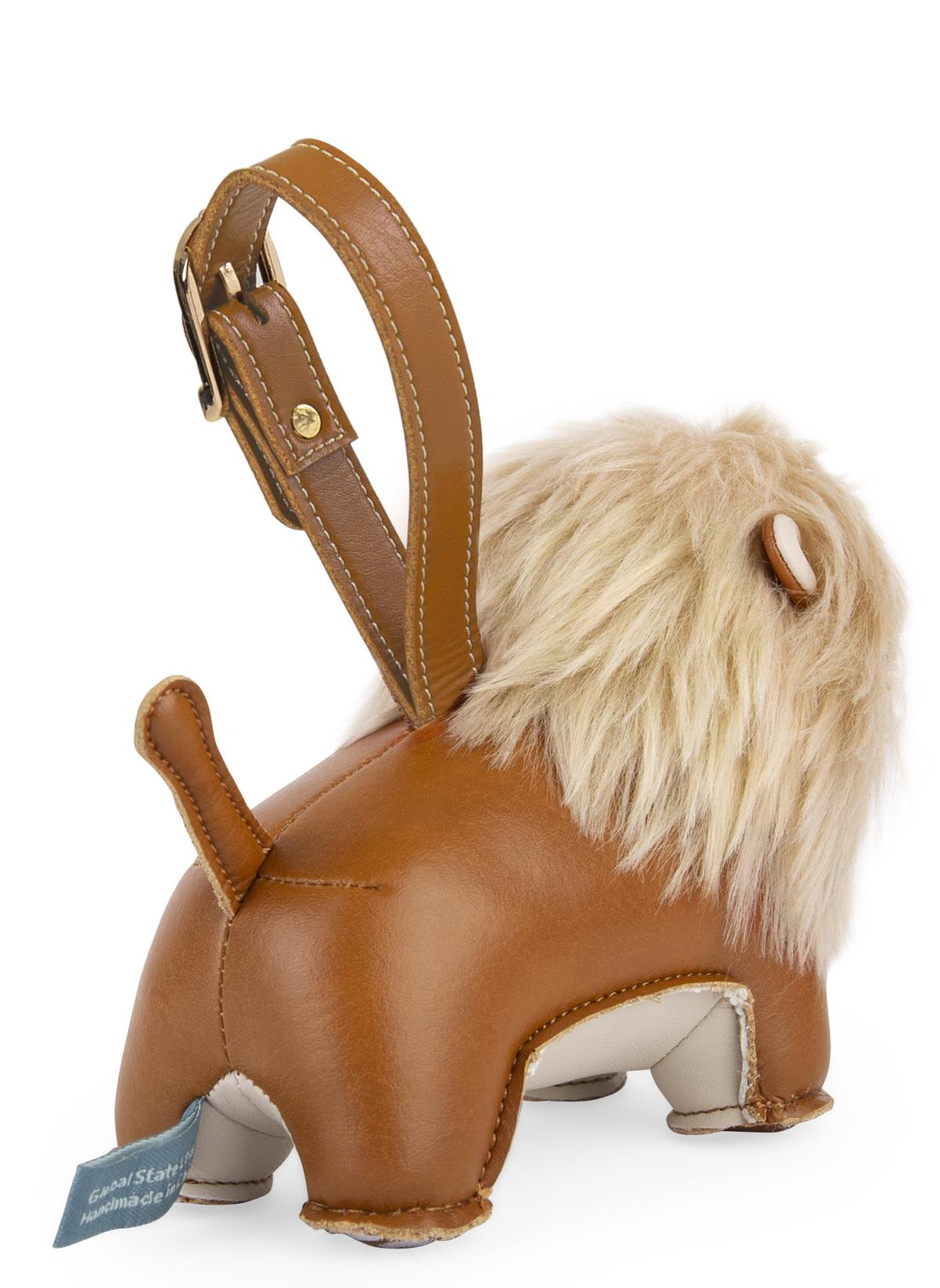 Bag Charm Taschenanhänger Löwe Lino Puno Tan / Weizen Züny 