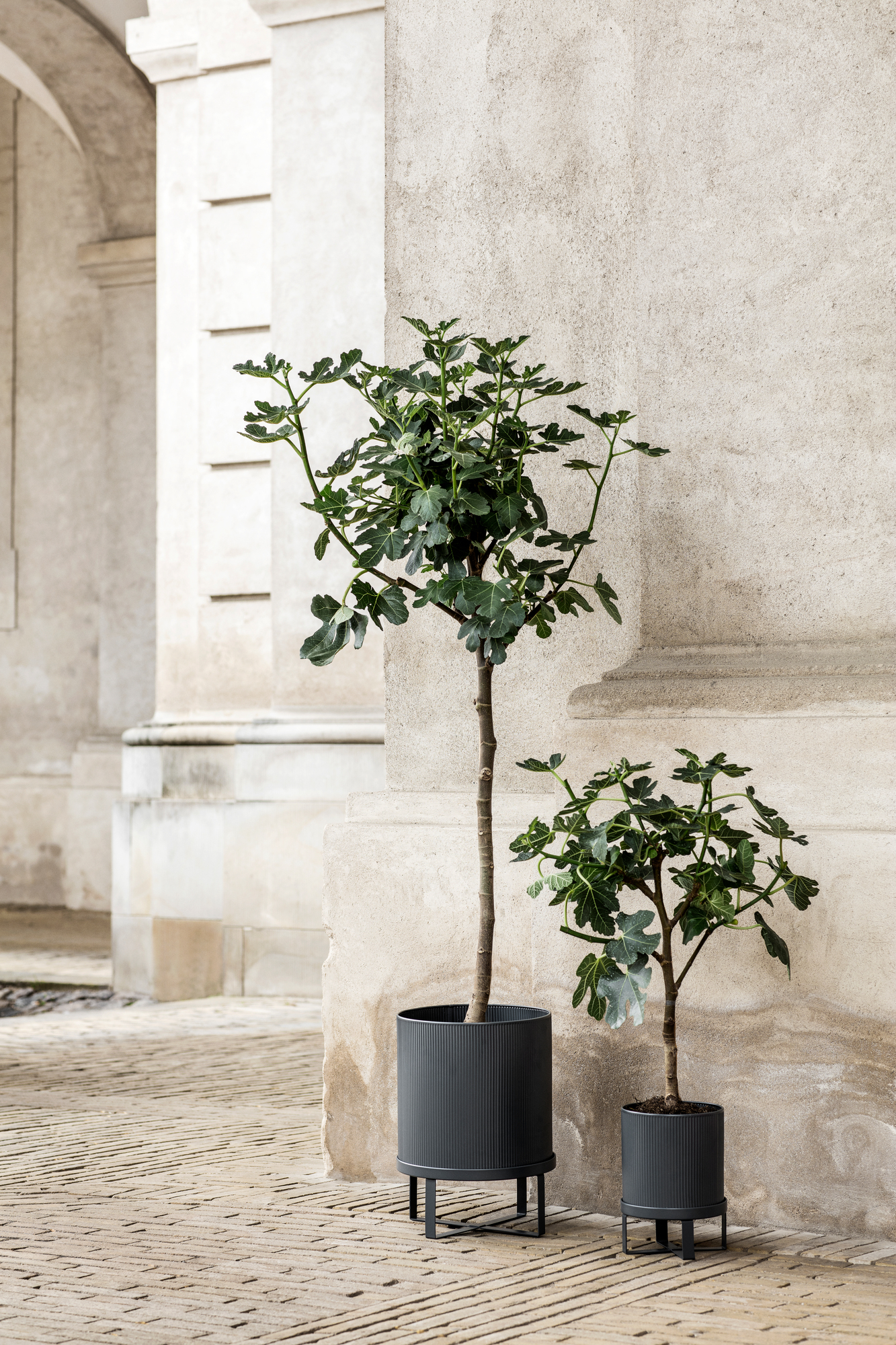 Bau Pot Blumentopf Groß Ferm Living Schwarz