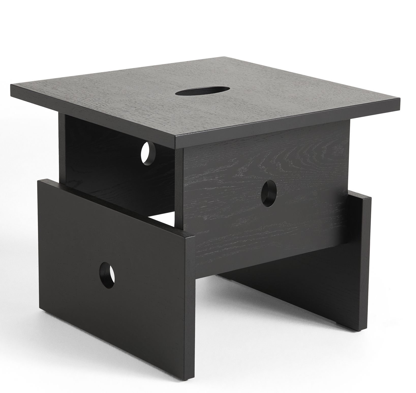 Wood Box Coffee Table Couchtisch Hay Eiche schwarz wasserbasierter lack