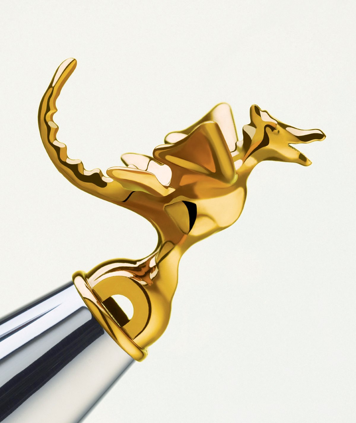 Goldener Alessi Wasserkessel Vogel-Ersatzteil. Flöte für MGWH Wasserkessel, 2er Set.