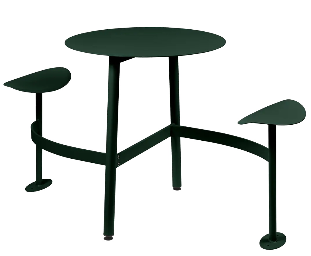 Bolder 2-Sitzer-Tisch mit Sitzflächen Outdoor Fermob