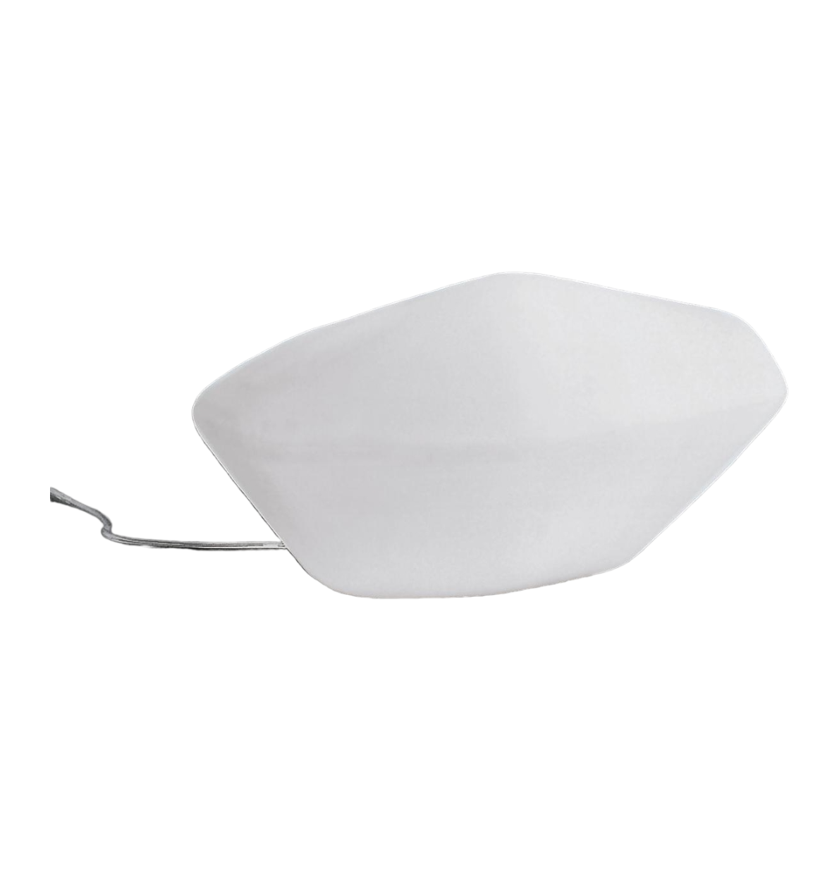 Weiße Oluce Stones Outdoor Bodenleuchte, 15 cm, für Garten und Terrasse. Modernes Design.