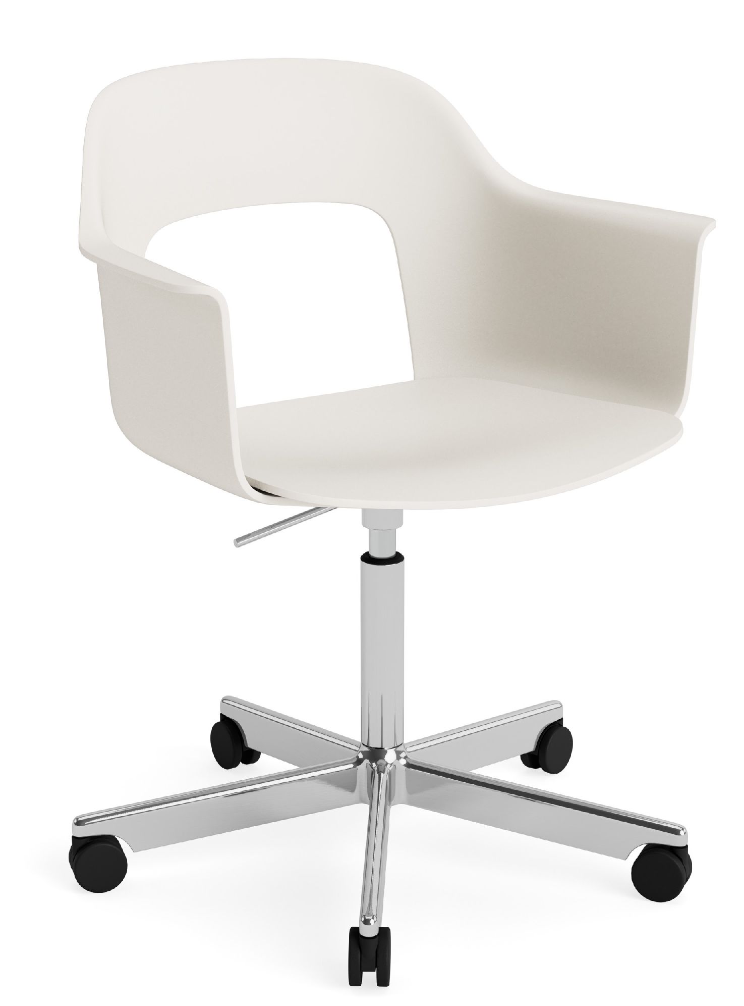 Layout Armchair 241 Armlehnstuhl 5-Sternfuß Drehmechanismus mit Gasfeder Hay