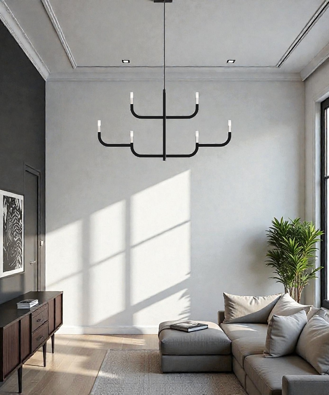 J-us Suspension Konfiguration C Pendelleuchte Luceplan 