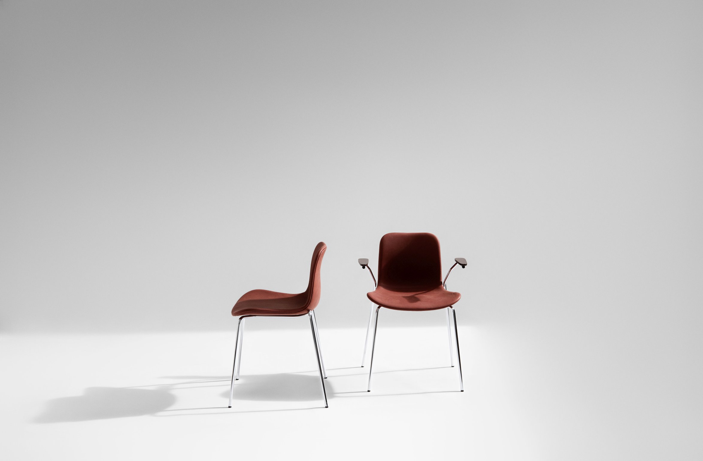 Langue Stack Chair Stuhl Vollgepolstert NORR11