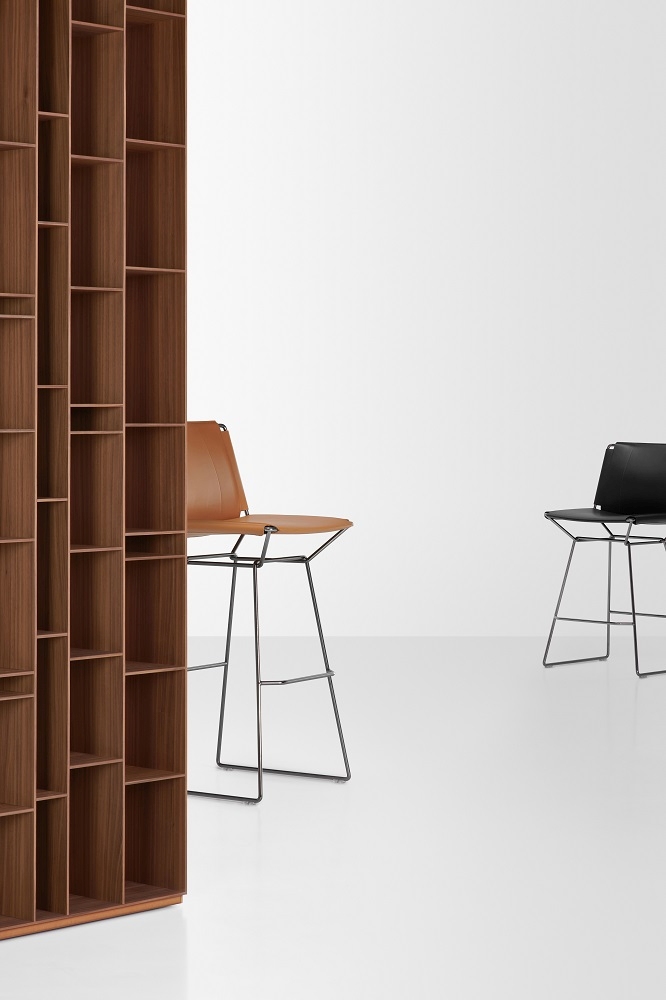 Random Wood Bookcase Bücherregal 2C MDF Italia