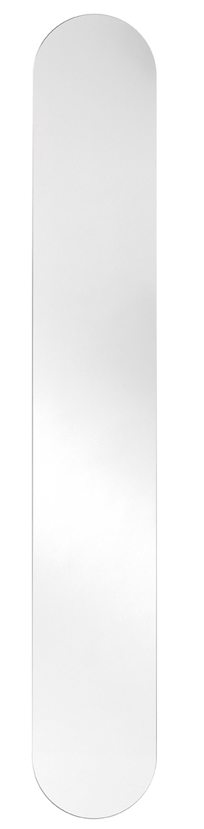 Schönbuch Slot Hängegarderobe, weiße, schmale Wandgarderobe mit abgerundeten Ecken für Flur und Diele.