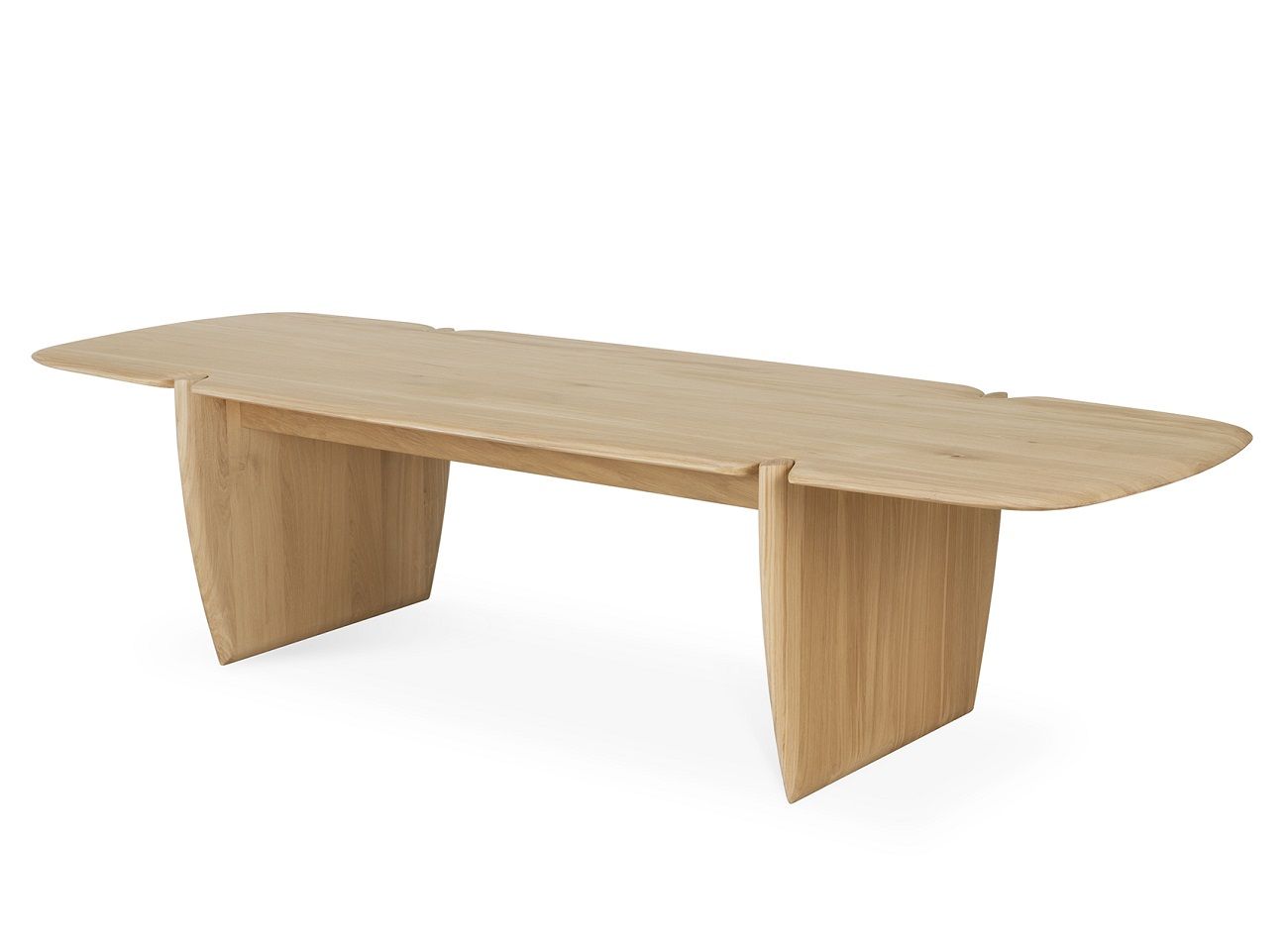 Ethnicraft PI Couchtisch aus Eiche, rechteckig, lackiert. Moderner Wohnzimmertisch mit minimalistischem Design.