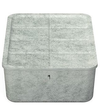 USM Haller Inos Box tief mit Tablett