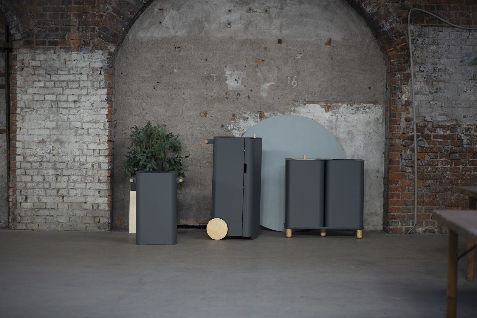 Arkityp Bin Mülleimer / Mülltrennung Mizetto QUICK SHIP