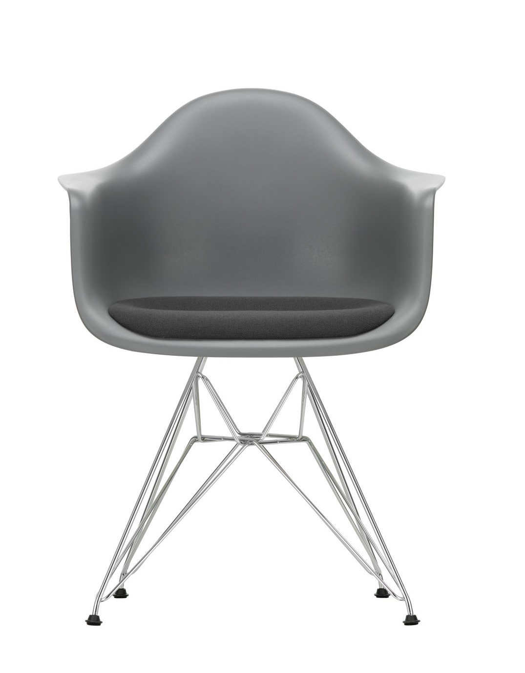 Eames Plastic Arm Chair DAR Stuhl mit Sitzpolster Vitra