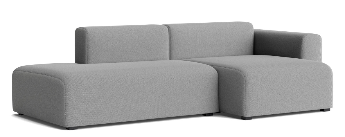 Mags Sofa 2,5-Sitzer Combination 3 low Armrest mit Armlehne rechts Hay Stoff Steelcut Trio 133