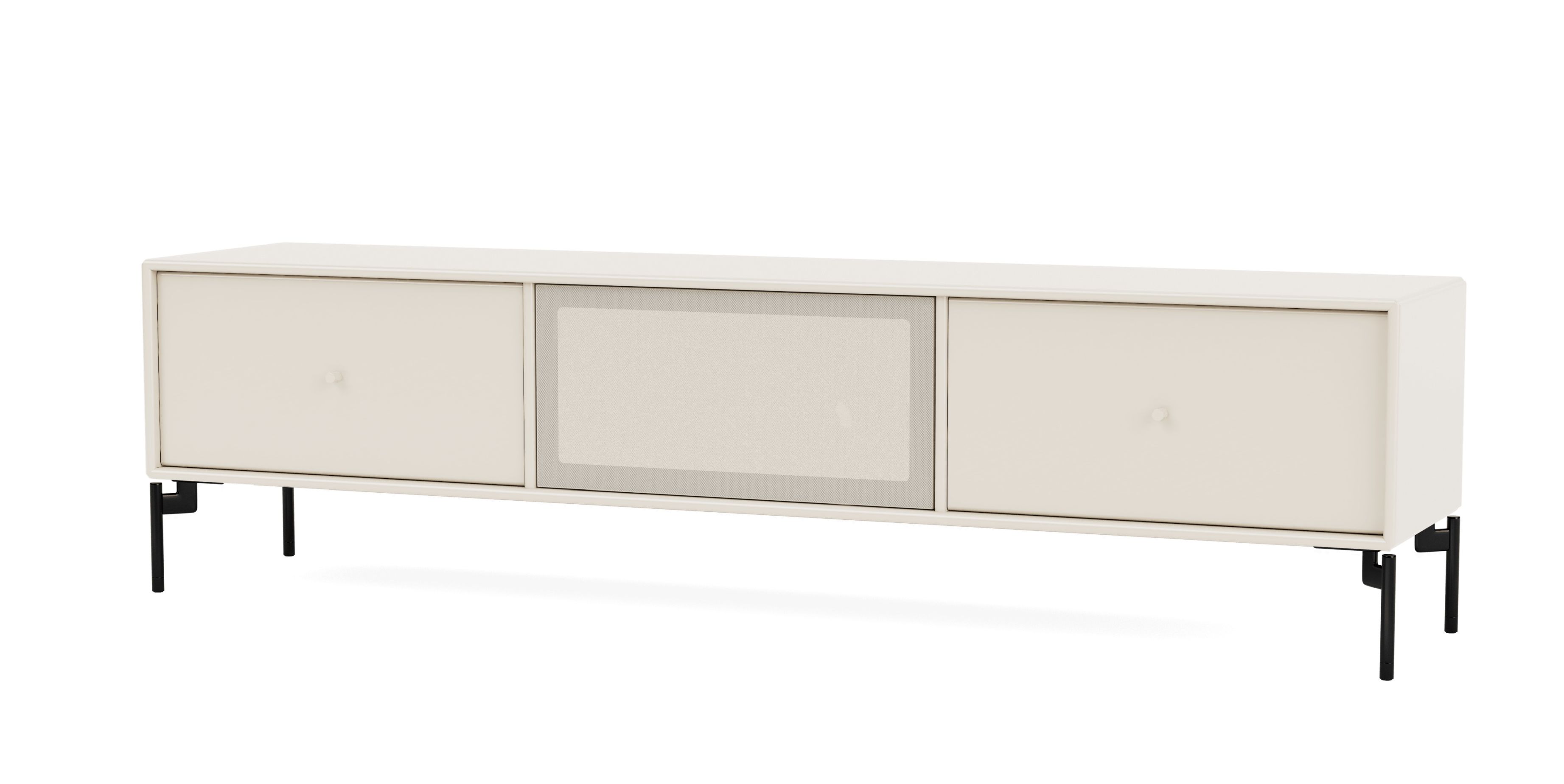 Octave V TV-Bank Oat - Gestell schwarz Montana QUICK SHIP