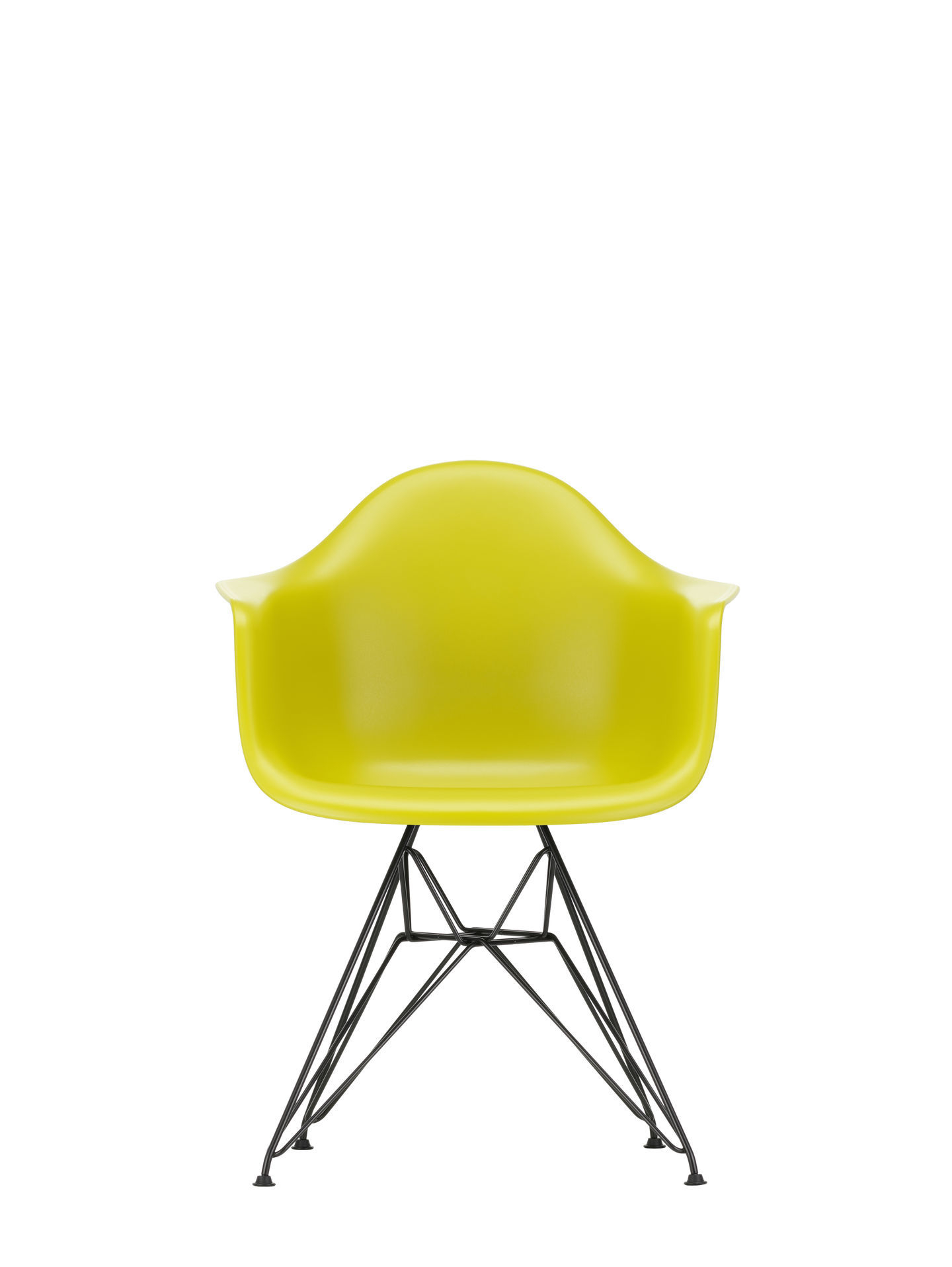 Eames Plastic Arm Chair DAR Stuhl Vitra Schwarz - Tiefschwarz