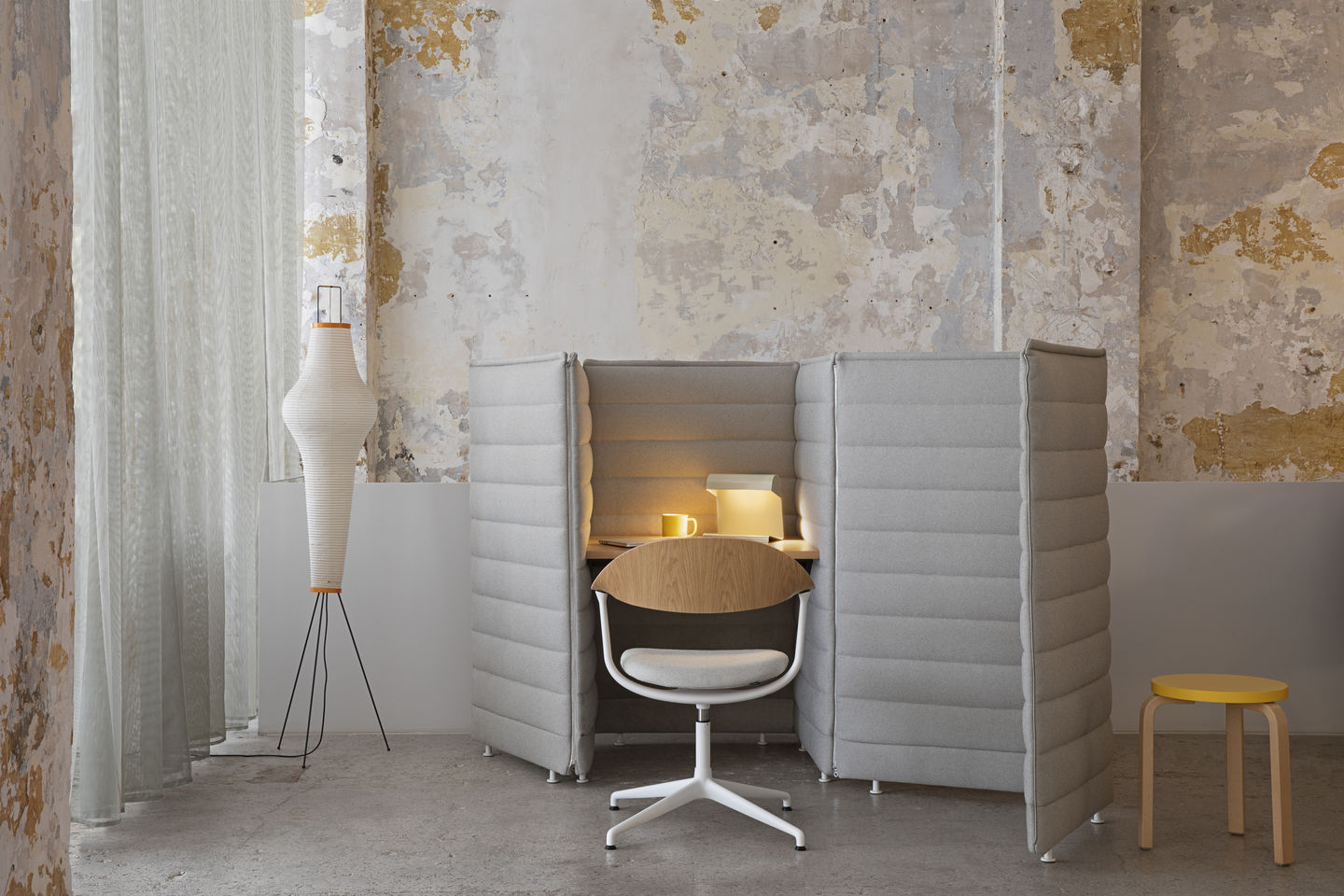 Alcove Plus Paravent 1-teilig Paravent Vitra