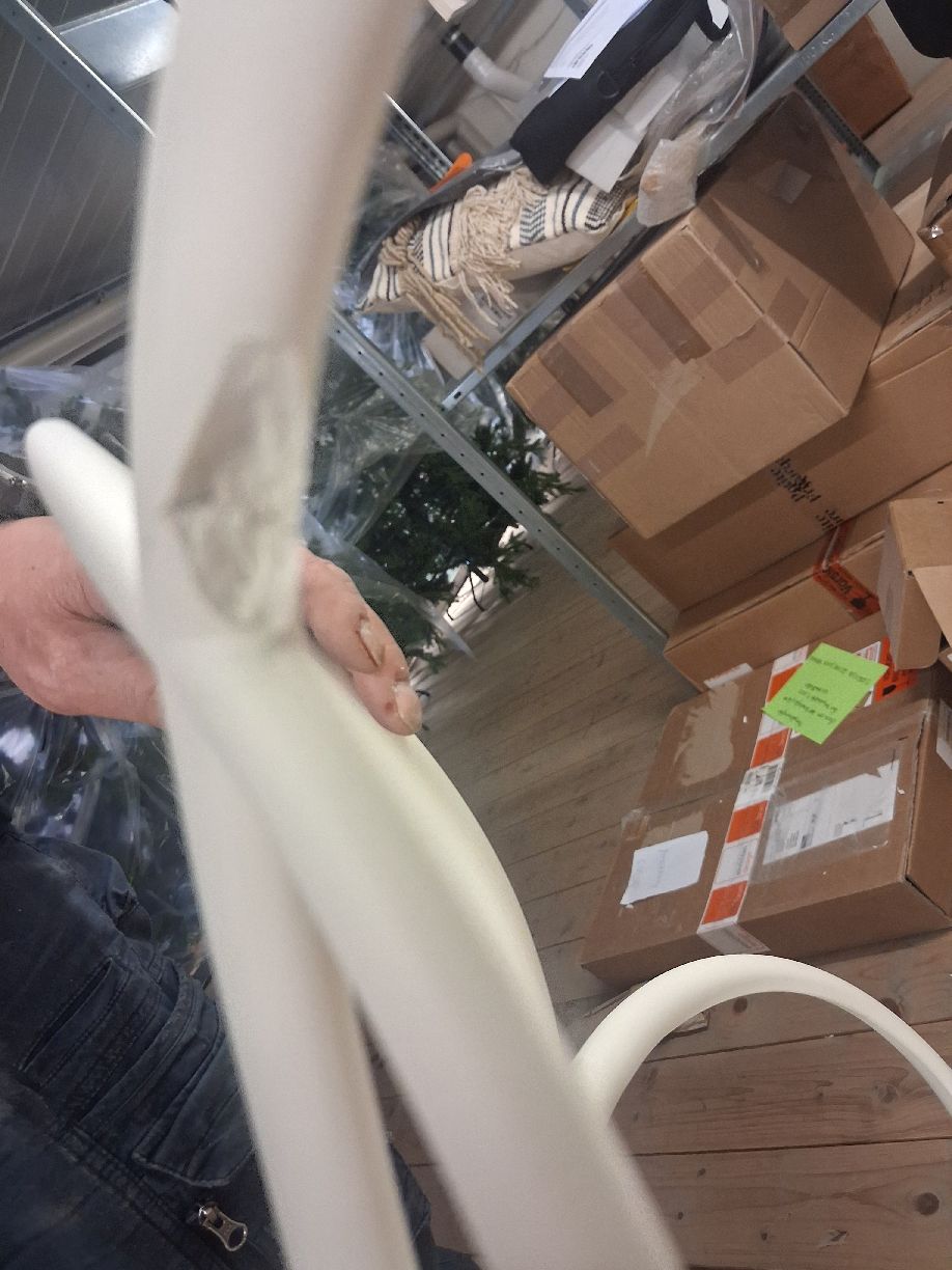 Sissi Armlehnstuhl WEISS Driade MÄNGELEXEMPLAR