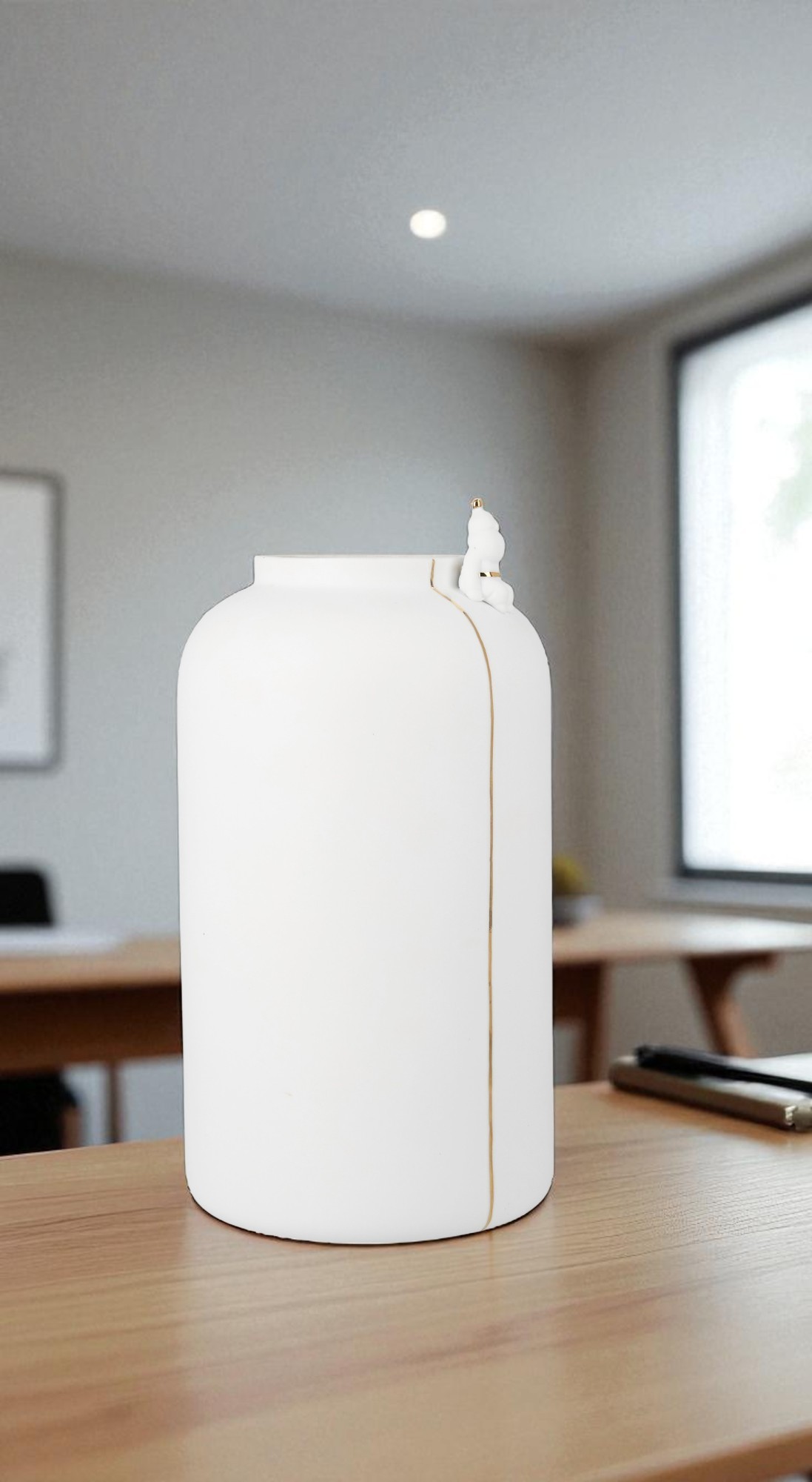 Vase Winterblumen Räder