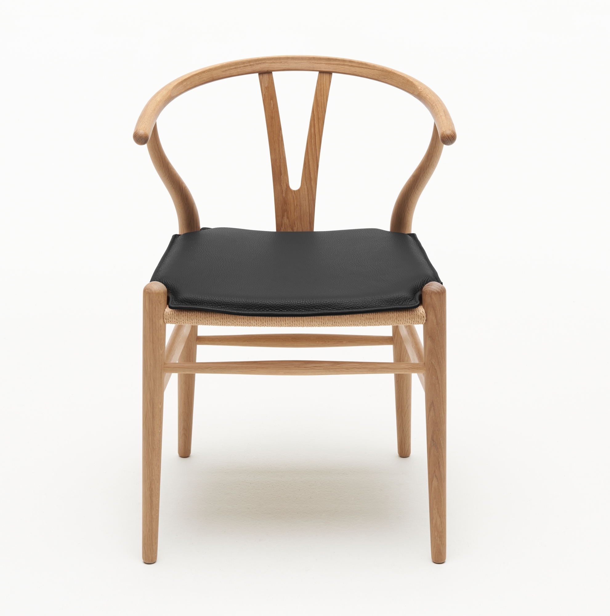 Sitzkissen für CH24 Wishbone Chair schwarz Carl Hansen