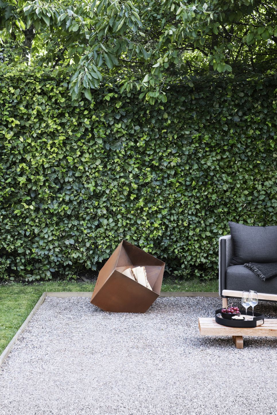 FireCube Feuerschale und Grill Eva Solo 