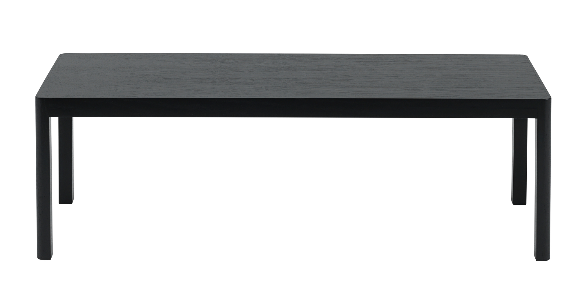 Muuto Workshop Coffee Table aus Holz in Schwarz, modernes Design für Wohnzimmer.