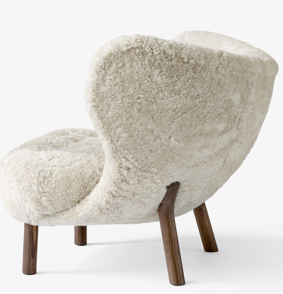 Little Petra VB1 Lounge Sessel Andtradition Eiche weiß  - Sahara - ohne Hocker