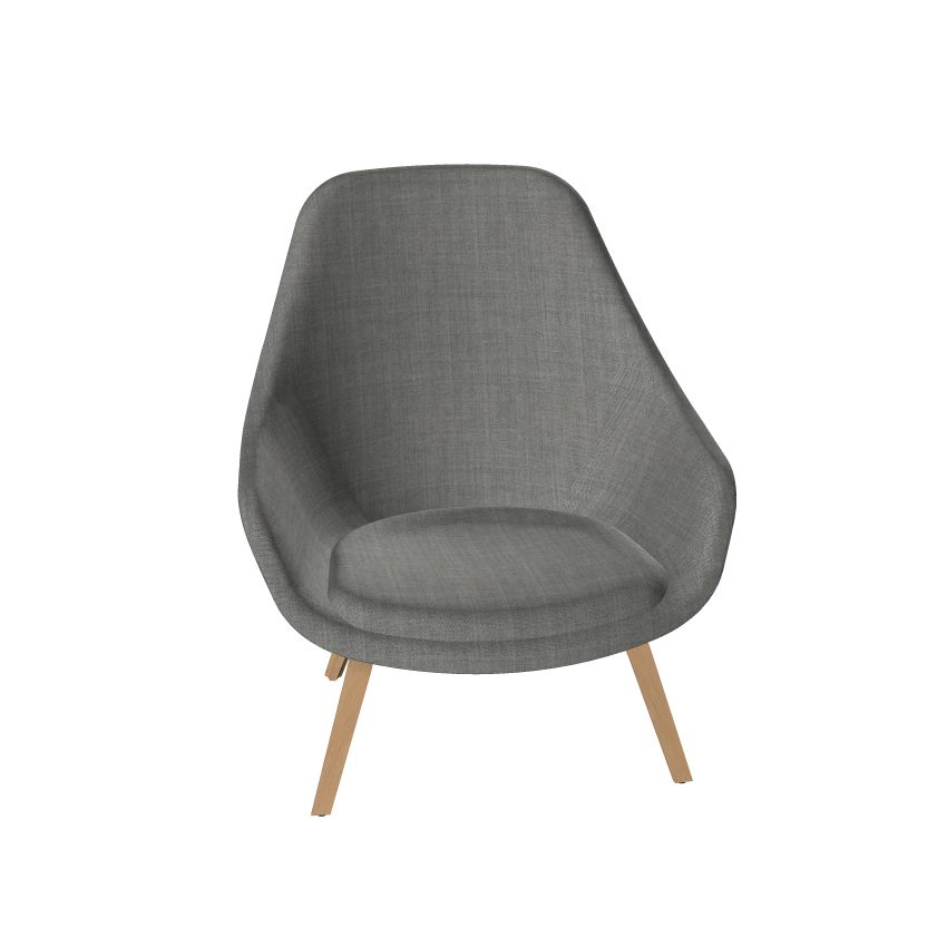 HAY■AAL93　アバウトアチェア　ラウンジ　ハイバック　グレー★埼玉発送 チェア About a Chair グレーのレンタル｜iroco design