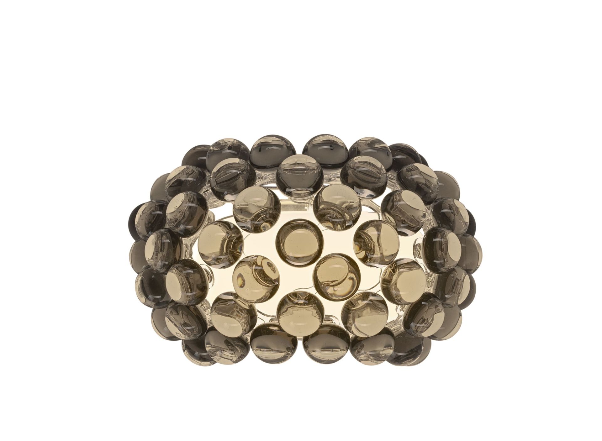 Caboche Plus Parete Wandleuchte Piccola - Grau Foscarini