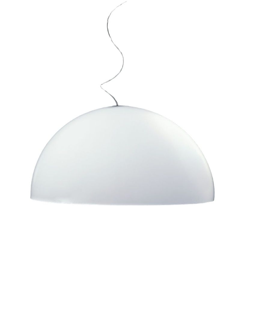 Weiße Blow Pendelleuchte von Martinelli Luce, moderne Hängelampe für stilvolle Innenraumbeleuchtung.