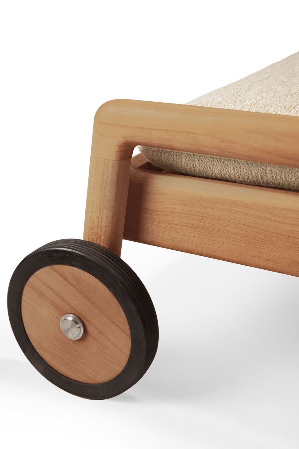 Jack Outdoor verstellbare Liege Teak Ethnicraft Natural