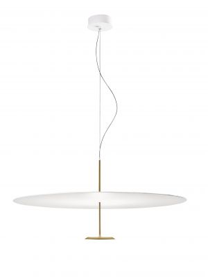 Dot 1100 Pendelleuchte von Lumina, eloxiertes Messing, modernes Design für Wohnzimmer und Esszimmer.