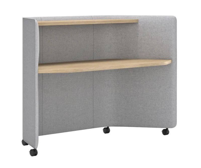 In Out Office ME2260 Bürotisch mit Schallabsorbierende Trennwände Andreu World