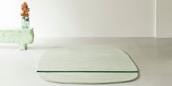 Oona Teppich MINT 140 x 140 cm Normann Copenhagen EINZELSTÜCK 