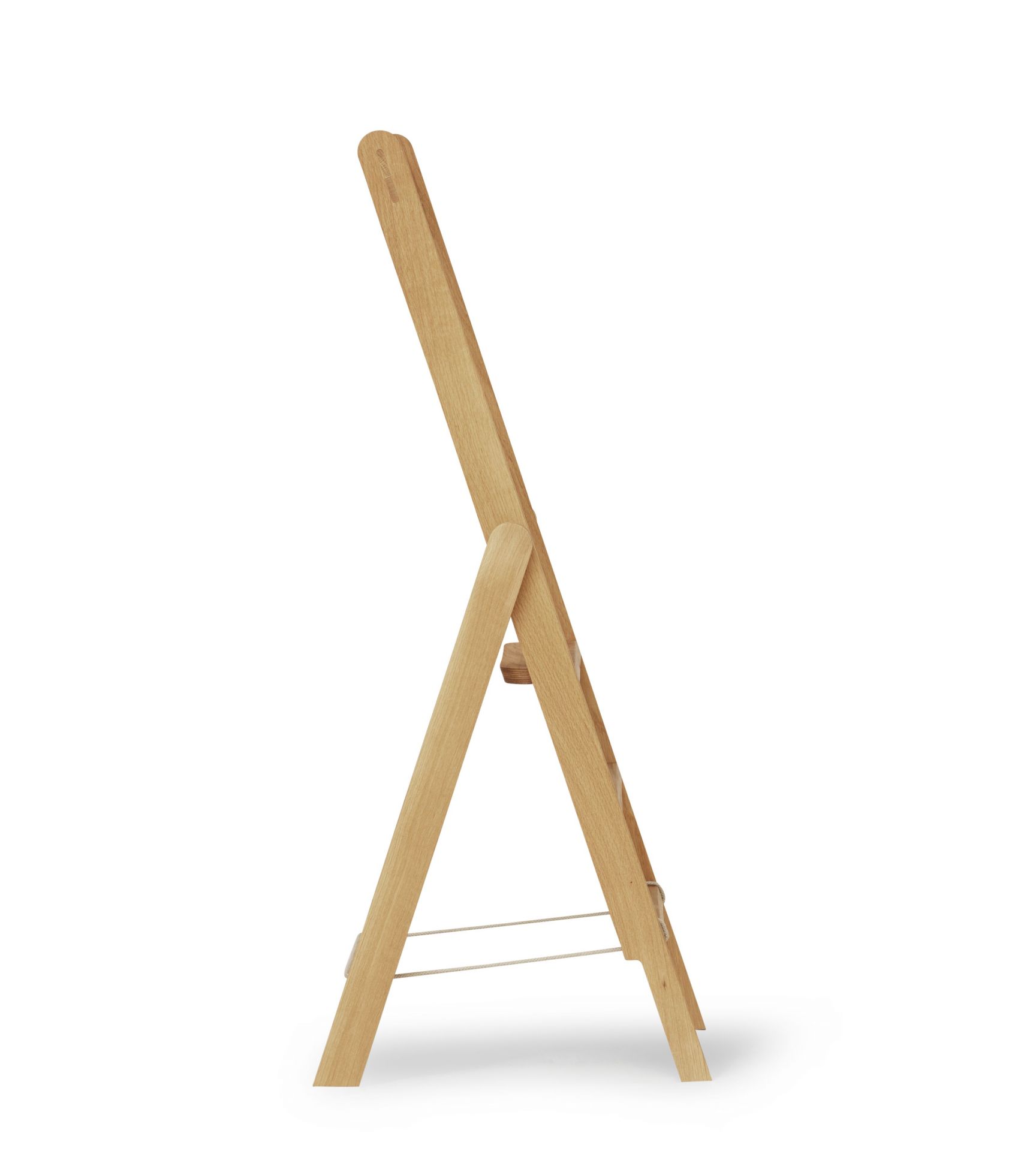 Step By Step Leiter Form & Refine aus Holz, seitliche Ansicht. Dekorative Leiter.