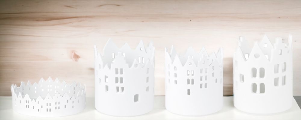 Zuhause Lichthaus Sortiment 4-er Set Stadtlichter Räder 