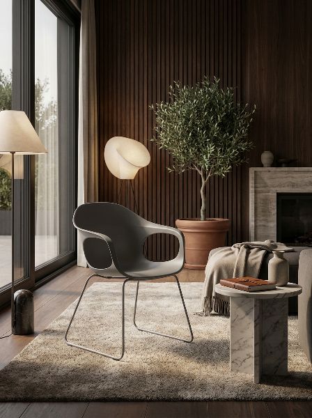 Elephantino Sessel Kufengestell Kristalia