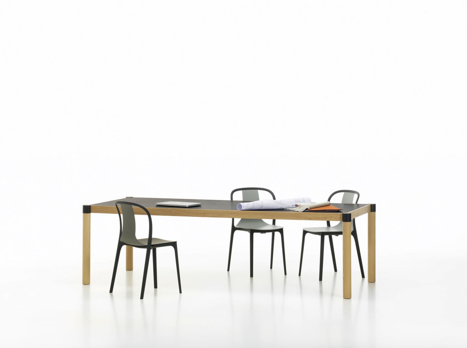 Belleville Chair Wood Stuhl Vitra