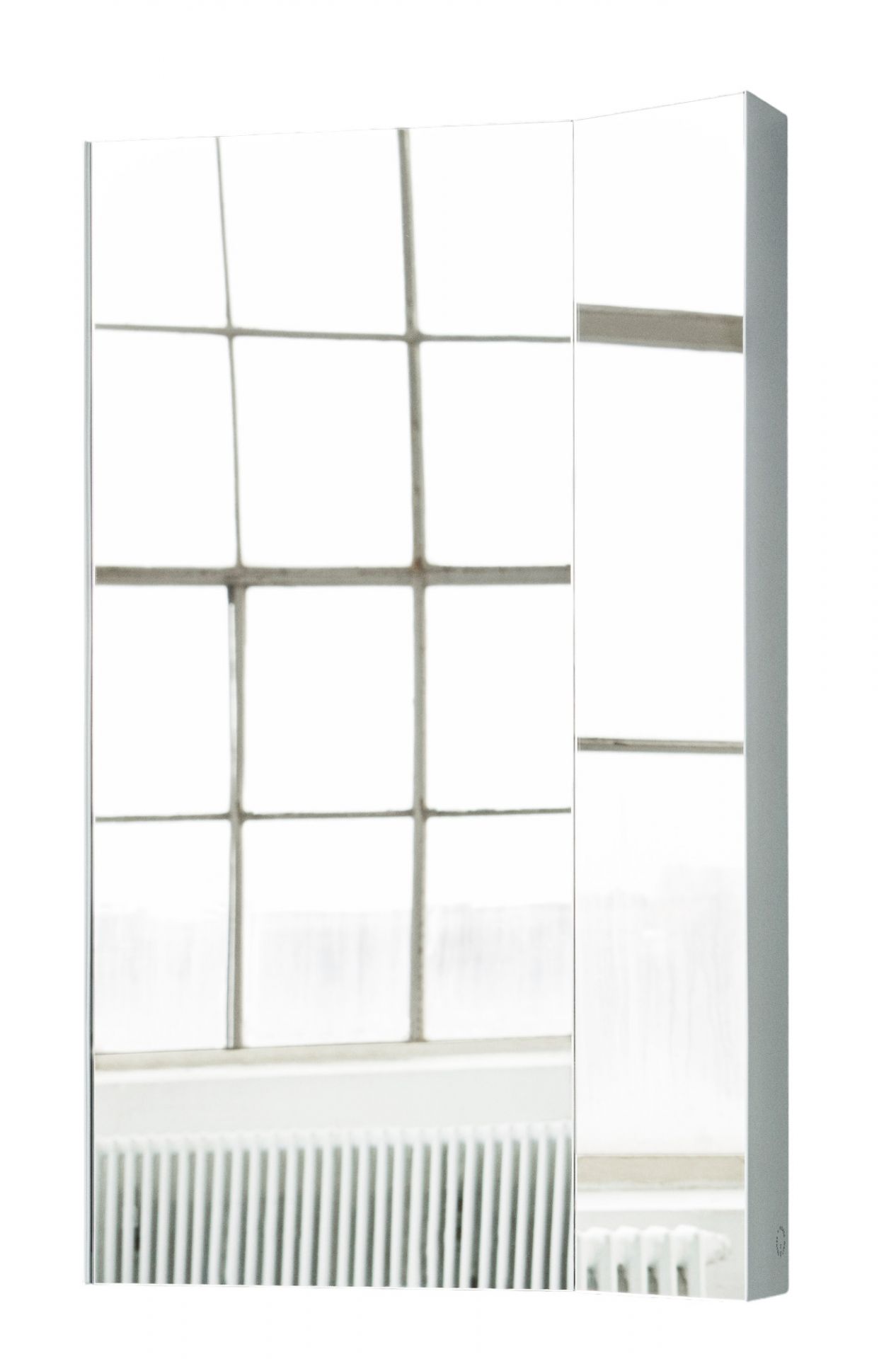 Mimesis Mirror von Please Wait to be Seated: Moderner, rechteckiger Wandspiegel mit schmalem Rahmen.