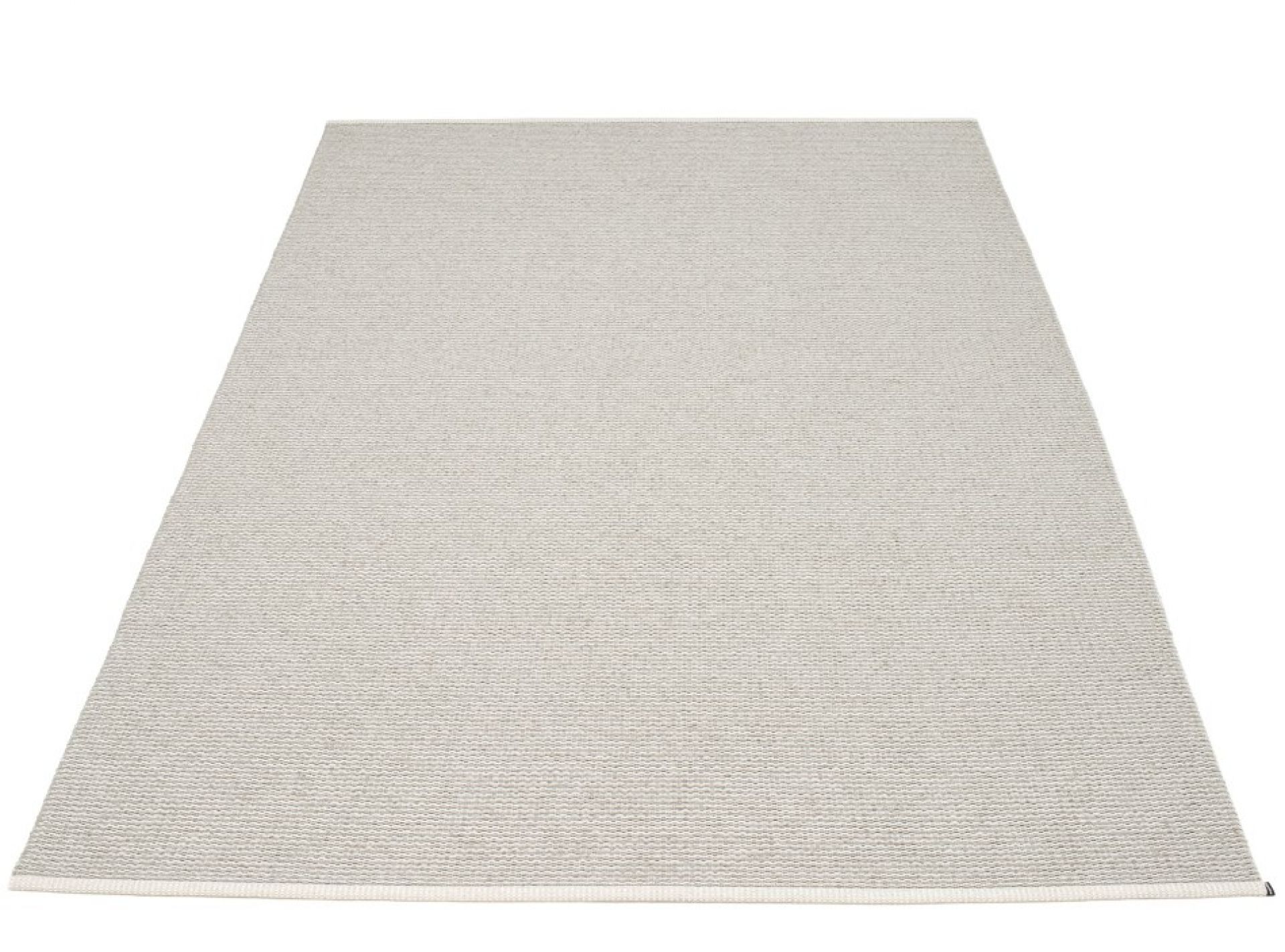 Mono Kunststoffteppich 230x320 cm in Fossil grau, ein warmer, grauer Teppich für Innenräume.