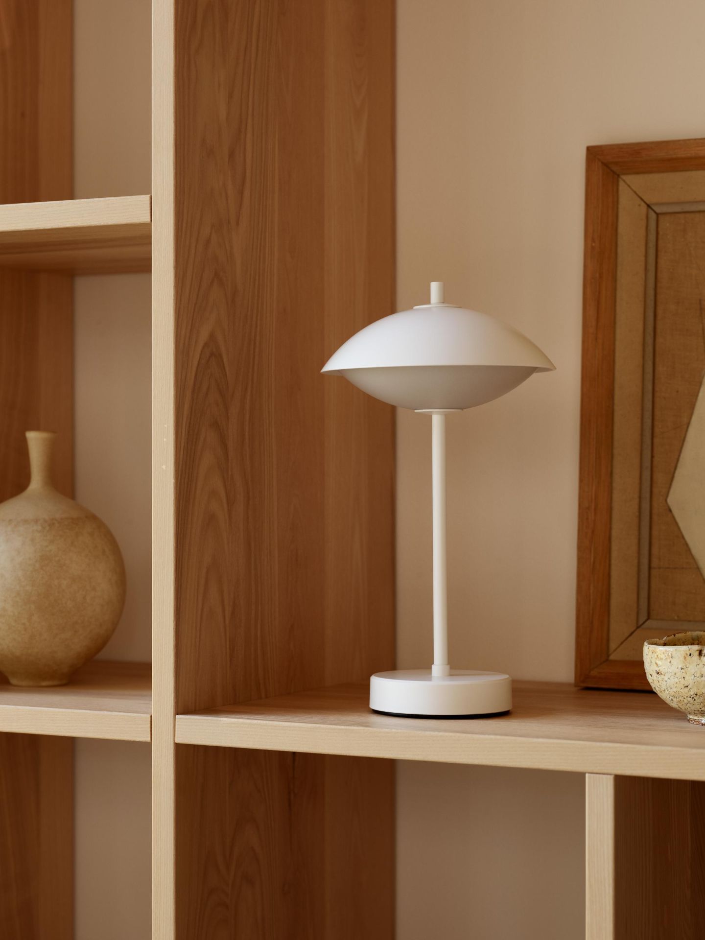 Clam Portable Tischleuchte Akkuleuchte Fritz Hansen